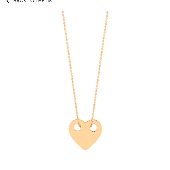 Ginette NY mini ❤️ necklace in 18k rose gold - Picture 1 of 4